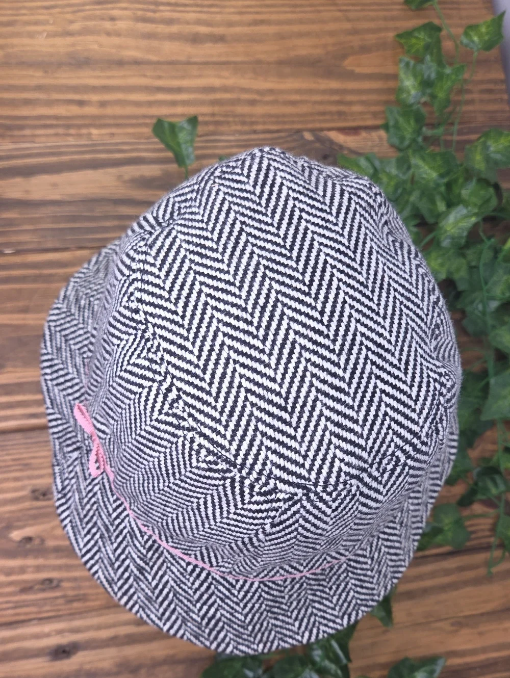 J.Crew. Herringbone Bucket Hat. Size M/L. Wool Blend. EUC